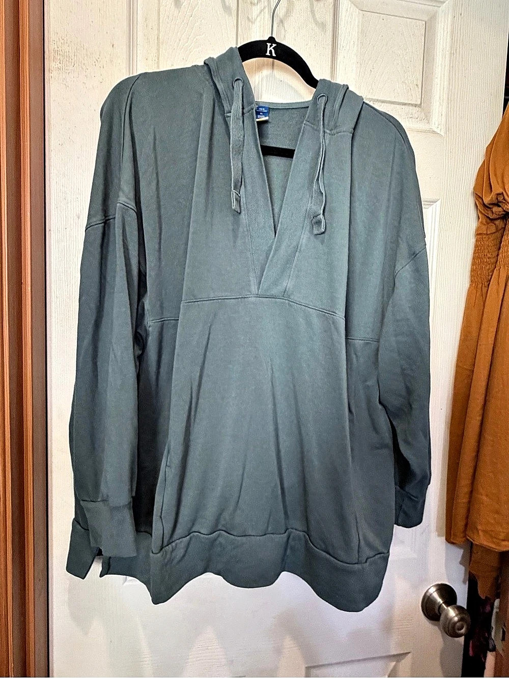 Old Navy Oversized Live-In Tunic Hoodie Blue